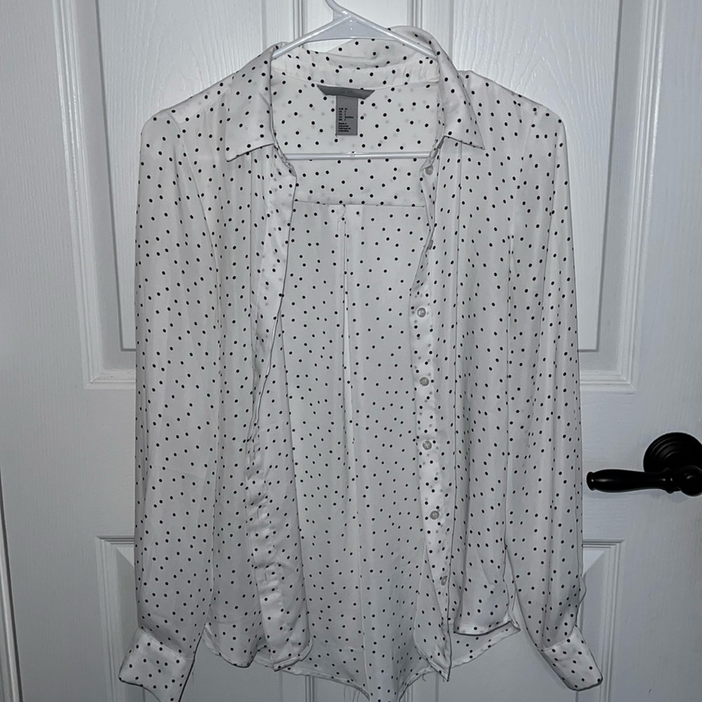 H&M Poka Dot Blouse
